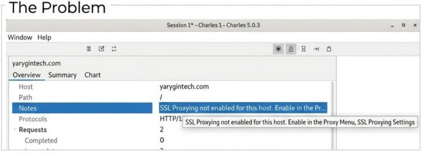 SSL Proxying problem